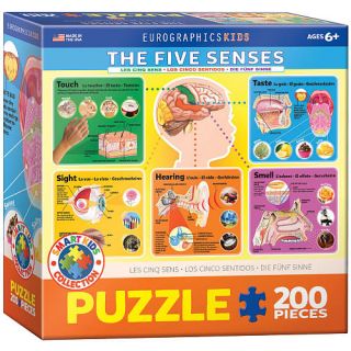 EuroGraphics Kids The Five Senses Jigsaw Puzzle   200 Piece    Eurographics