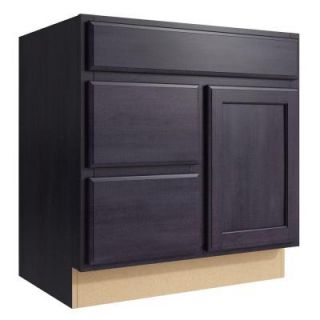 Cardell Stig 30 in. W x 31 in. H Vanity Cabinet Only in Ebon Smoke VCD302131DL2.AD5M7.C64M