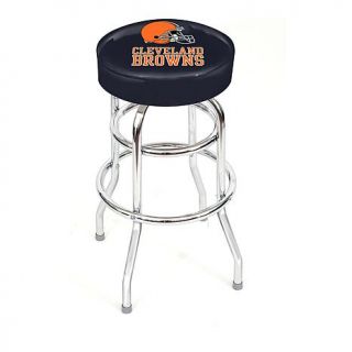 Officially Licensed NFL Team Logo Double Ring 30" Swivel Bar Stool   Browns   7613802