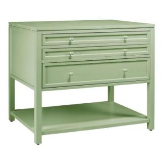 Martha Stewart Living 42 in. W Rhododendron Leaf Craft Space 3 Drawer Flat File Cabinet 0463900600