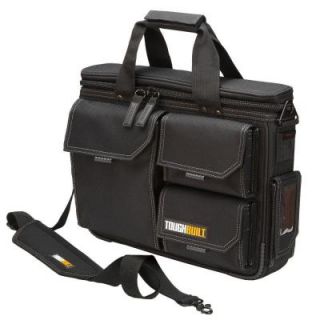 TOUGHBUILT Medium Quick Access Laptop Bag with Shoulder Strap, Black TB EL 1 M2