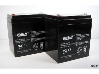 (2) CASIL CA 1240  12V 4AH  Replacement Battery for APC BackUPS Office 350