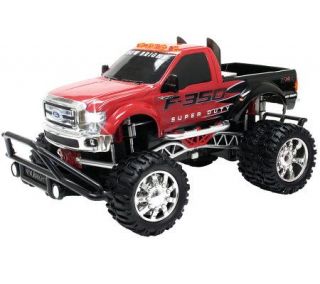 New Bright 1:10 R/C 9.6V Ford F 350 Super DutyDually   Red —