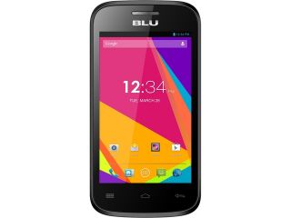 Refurbished: Blu Dash JR 4.0 K D143K 512 MB 2G Black Unlocked GSM Dual SIM Android Cell Phone Refurbished 4.0" 256 MB RAM