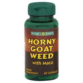 Natures Bounty Horny Goat Weed, with Maca, Capsules, 60 capsules