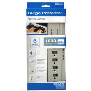 Wall Plug in 6 outlet 330 volt Surge Protector   10800171  